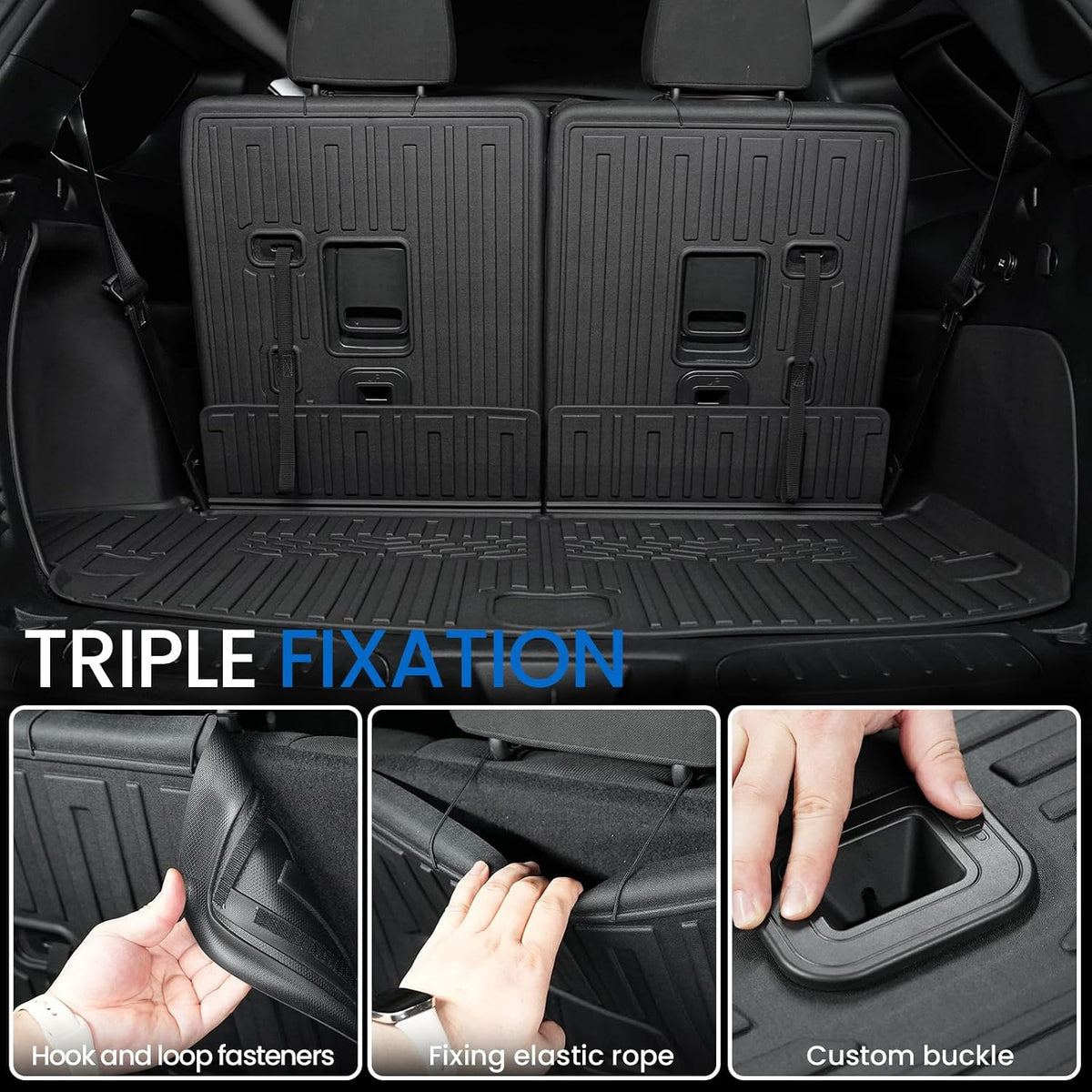 Floor Mats for Dodge Durango 2016-2026 7 Seats w/Bench Seats
