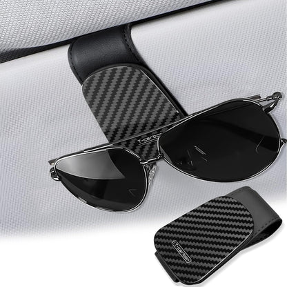 T-carbon Sunglass Holder for Car Sun Visor
