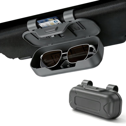 Car Sun Visor Sunglasses Holder,Black ABS Eyeglasses Case