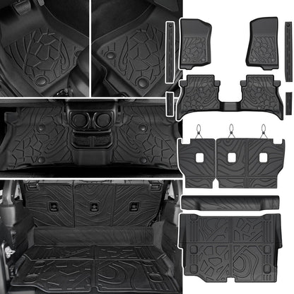 Floor Mats for Dodge Durango 2016-2026 7 Seats w/Bench Seats
