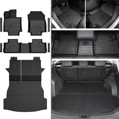 Floor Mats for Toyota RAV4 2019-2025 Hybrid & Gas, with Cargo Mat