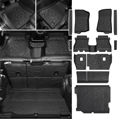 Floor Mats for Dodge Durango 2016-2026 7 Seats w/Bench Seats
