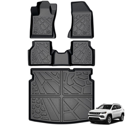 KARPAL Floor Mats for 2017-2026 2027 Chrysler Pacifica 7 Seats (Not Hybrid)
