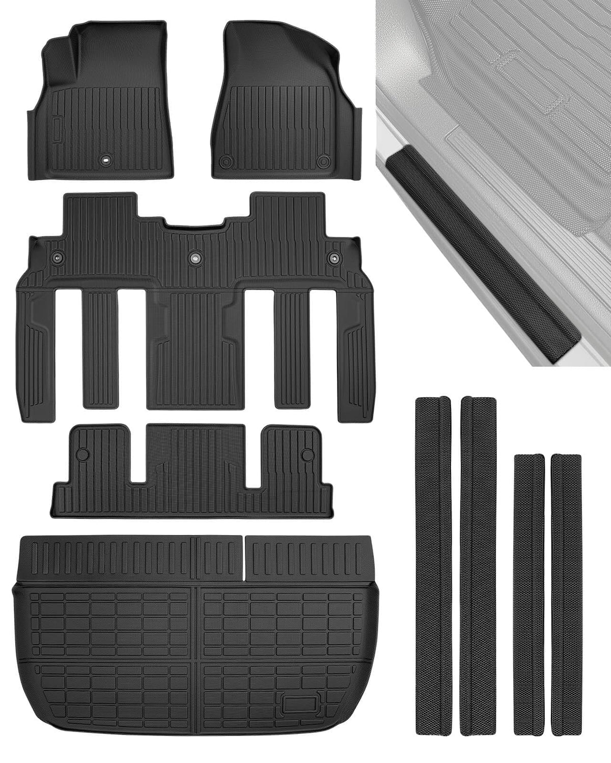 TAPTES Floor Mats for Chrysler Town & Country/Dodge Grand Caravan