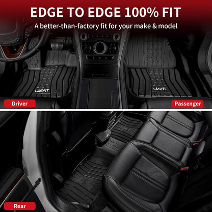LASFIT Floor Mats for Ford Fusion 2017-2020 SE/S/SEL/Titanium/Hybrid