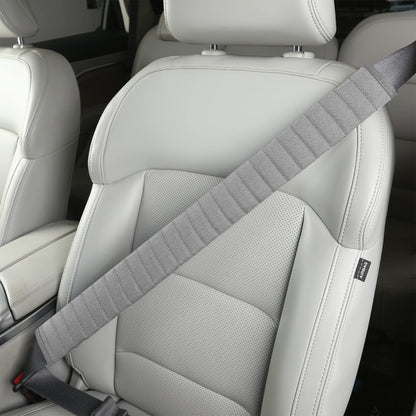 HighnessHwoo Car Seatbelt Covers Cushion Shoulder Pads Protector Sleeve for Adults, Auto Extra Long Seat Belt Strap Cover Decorations for Women, Kids, Honda, Trucks Accessories, 1pc, 15.5in, Black