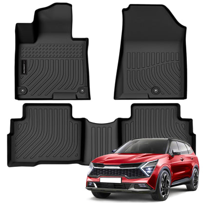 AUXKO Floor Mats Cargo Mat Backrest Mat for 2027 Kia Telluride Hybrid