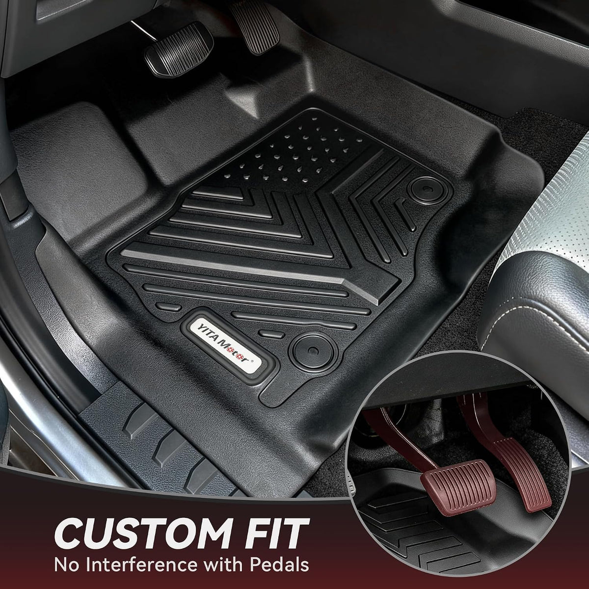 YITAMOTOR Floor Mats Fit 2022-2026 Honda Civic Sedan Gasoline & Hybrid