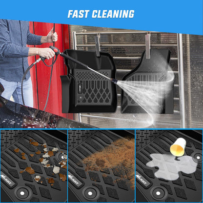 Nilight TPE Floor Mats for Ford F250 F350 F450 Super Duty Crew Cab