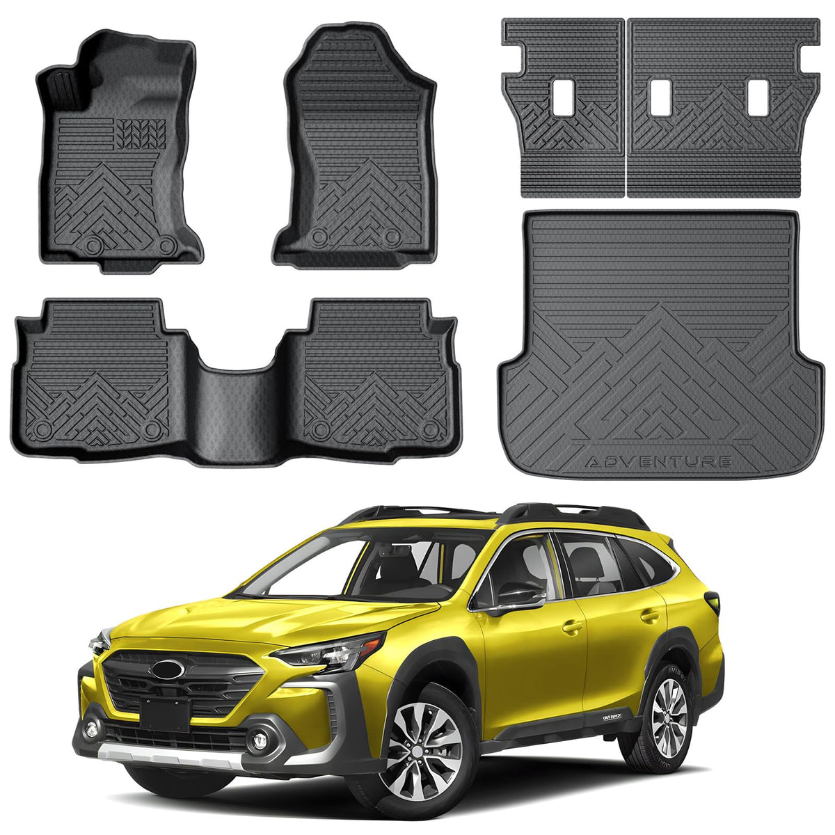 KUST Custom Fit Floor Mats for 2019-2025 2026 Nissan Altima Accessories All Weather Floor Mat Carpet Liners Front Rear 2 Row Seat Black Liner TPE