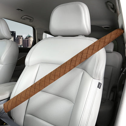 HighnessHwoo Extra Long Seatbelt Covers for Adults Kids Women & Men, Soft Car Seat Belt Strap Cushion for Sedan, SUV, Trucks, Shoulder Neck Chest Protector Pads, Auto Accessories, 1pc, Gray, 15.5in