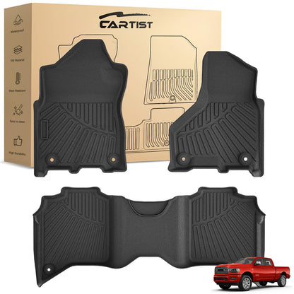 Cartist Floor Mats Fit for Honda HR-V HRV 2023 2024 2025 2026 (Include Hybrid) All Weather Floor Liners Front & 2nd Row Floor Mat for HRV Heavy Duty