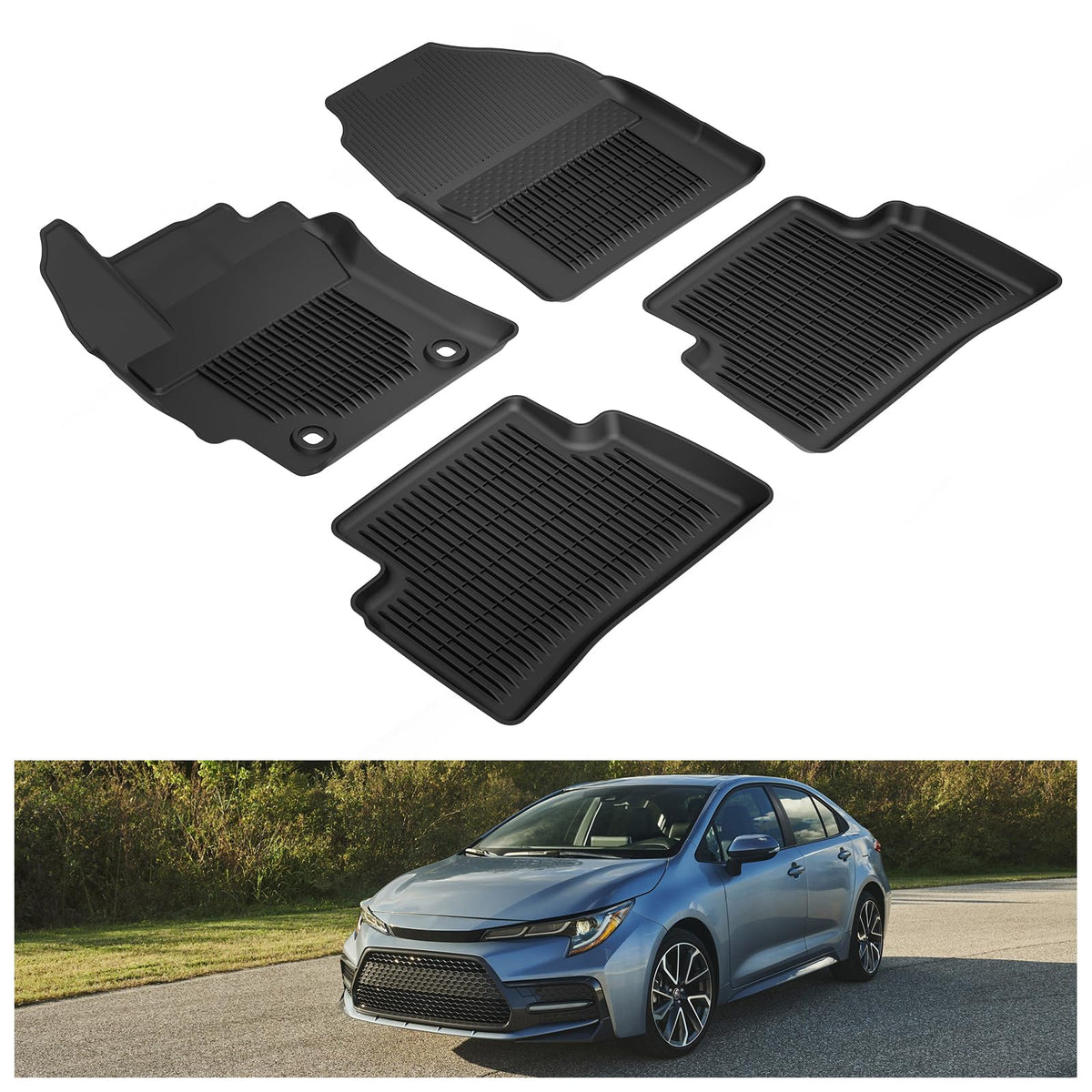 Kiwi Master Floor Mats for 2021-2026 Nissan Rogue (Not Sport)
