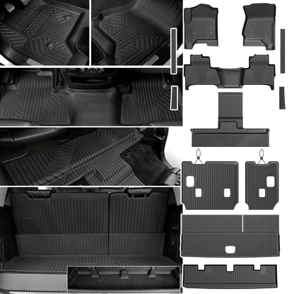 Floor Mats for Dodge Durango 2016-2026 7 Seats w/Bench Seats