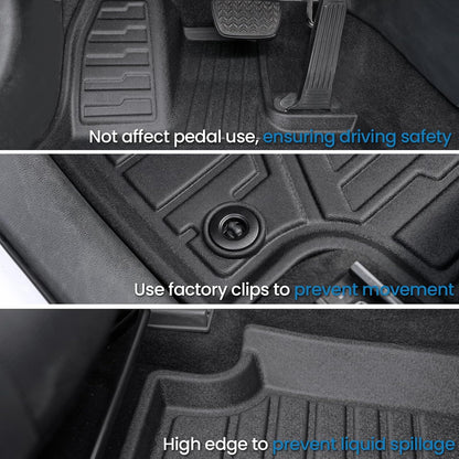 Floor Mats for Toyota RAV4 2019-2025 Hybrid & Gas, with Cargo Mat