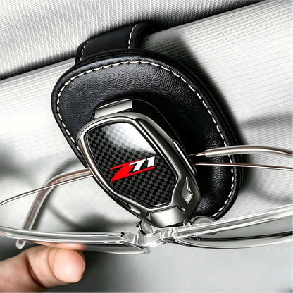 Sunglass Holder for Chevy SS Sun Visor, Car Glasses Clip, Black
