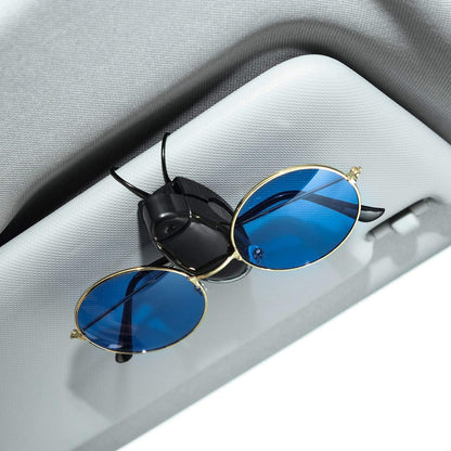 Frienda 10 Pcs Sunglass Visor Clip for Car, Colorful