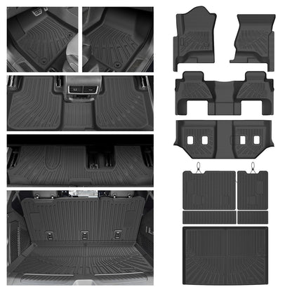 Cartist Floor Mats Fit for Honda HR-V HRV 2023 2024 2025 2026 (Include Hybrid) All Weather Floor Liners Front & 2nd Row Floor Mat for HRV Heavy Duty