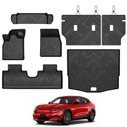 Floor Mats for 2018-2024 Ford Expedition 7-Seat Accessories