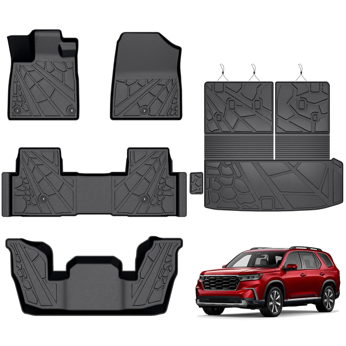 KARPAL Floor Mats for Honda Civic 2016-2021 Sedan/Coupe/Type R/Insight