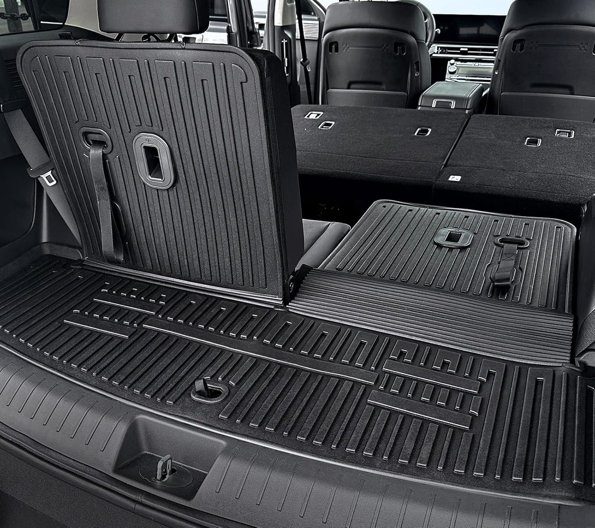 Floor Mats for 2024-2027 Hyundai Santa Fe 6/7-Seat Accessories