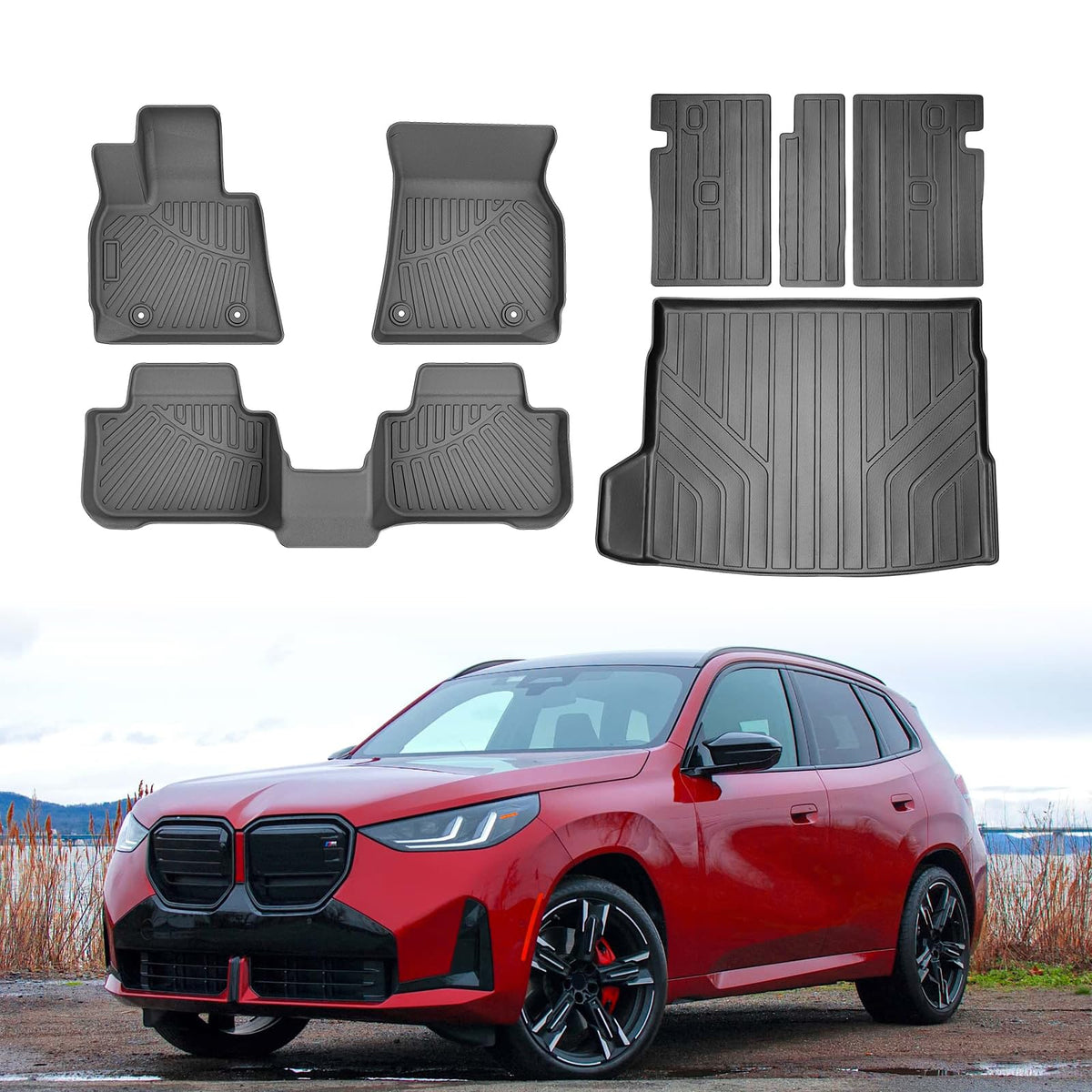 Cartist Floor Mats Fit for Honda HR-V HRV 2023 2024 2025 2026 (Include Hybrid) All Weather Floor Liners Front & 2nd Row Floor Mat for HRV Heavy Duty