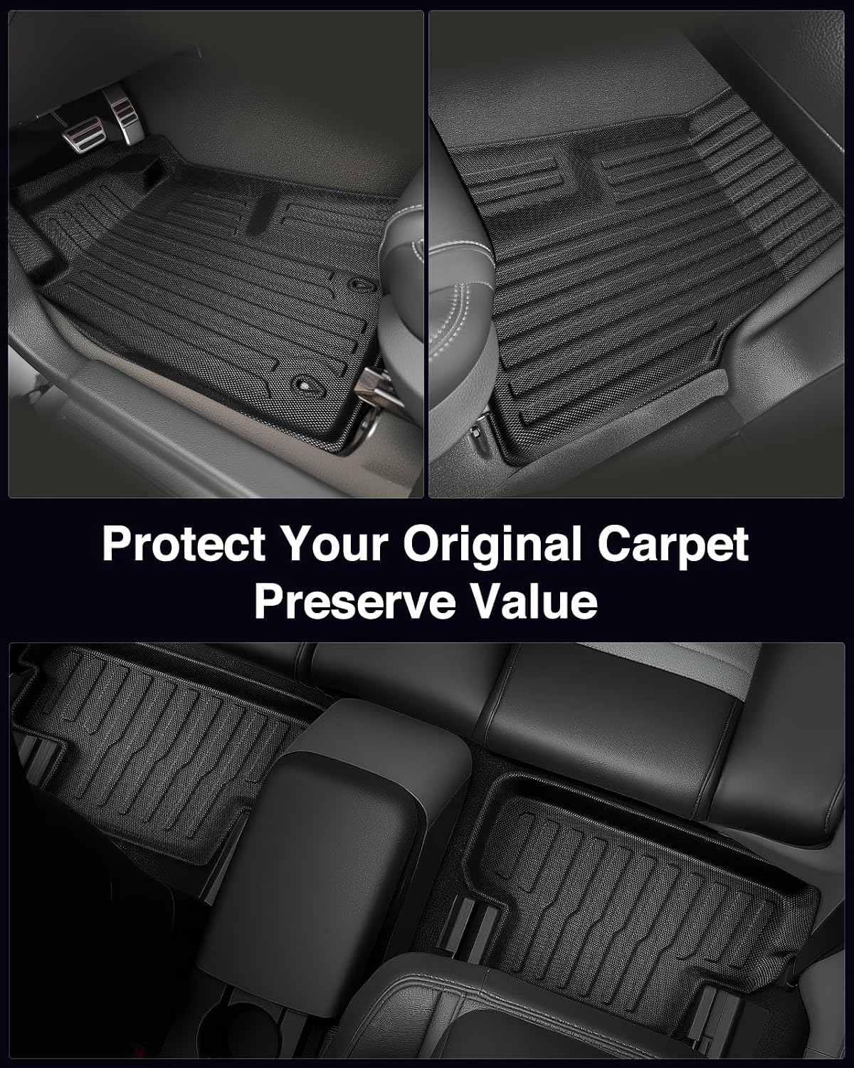Floor Mats & Cargo Liner for Ford Mustang 2010-2014 (Only Fit Coupe)