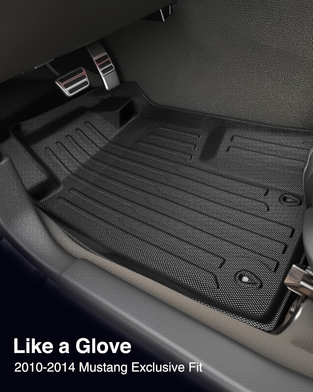 Floor Mats & Cargo Liner for Ford Mustang 2010-2014 (Only Fit Coupe)