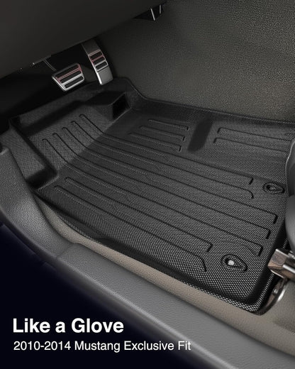 Floor Mats & Cargo Liner for Ford Mustang 2010-2014 (Only Fit Coupe)