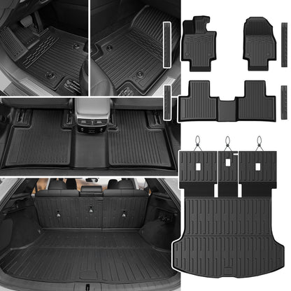 Floor Mats for Toyota RAV4 2019-2025 Hybrid & Gas, with Cargo Mat