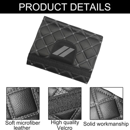 YOSRTER Seat Belt Pad, Shoulder Strap Protection Pad for Dodge Charger Durango Challenger Journey Seat Belt Covering Pad Anti-Scratch Leather Seat Belt Decoration（Gray Trim）