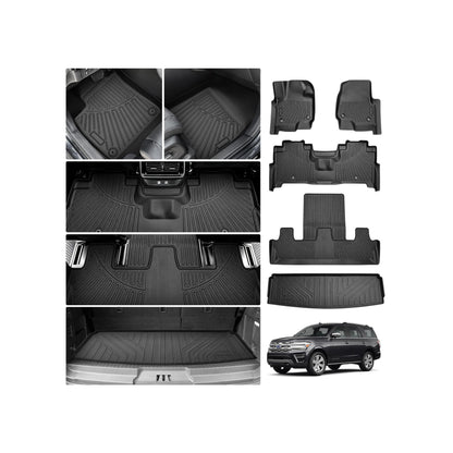 Cartist Floor Mats Fit for Honda HR-V HRV 2023 2024 2025 2026 (Include Hybrid) All Weather Floor Liners Front & 2nd Row Floor Mat for HRV Heavy Duty