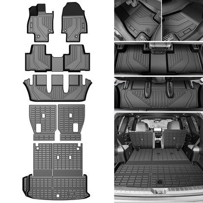 Cartist Floor Mats Fit for Honda HR-V HRV 2023 2024 2025 2026 (Include Hybrid) All Weather Floor Liners Front & 2nd Row Floor Mat for HRV Heavy Duty