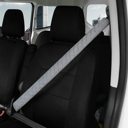 HighnessHwoo Extra Long Seatbelt Covers for Adults Kids Women & Men, Soft Car Seat Belt Strap Cushion for Sedan, SUV, Trucks, Shoulder Neck Chest Protector Pads, Auto Accessories, 1pc, Gray, 15.5in