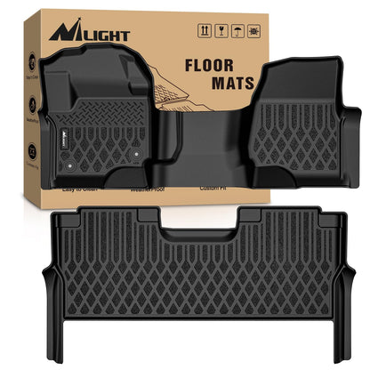 Nilight TPE Floor Mats for Ford F250 F350 F450 Super Duty Crew Cab