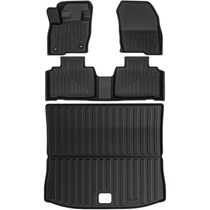 YITAMOTOR Mats for Chrysler Pacifica 2017-2027 7/8 Passenger (No Hybrid)