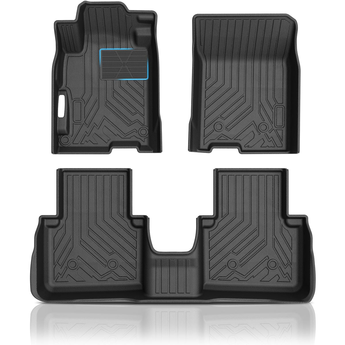 KUST Custom Fit Floor Mats for 2019-2025 2026 Nissan Altima Accessories All Weather Floor Mat Carpet Liners Front Rear 2 Row Seat Black Liner TPE
