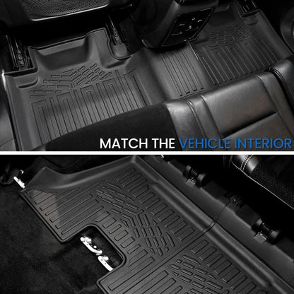 Floor Mats for Dodge Durango 2016-2026 7 Seats w/Bench Seats