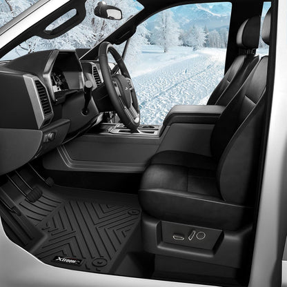 Floor Mats & Trunk Mat & Backrest Mat for 2024-2027 Chevy Traverse 7 Seats