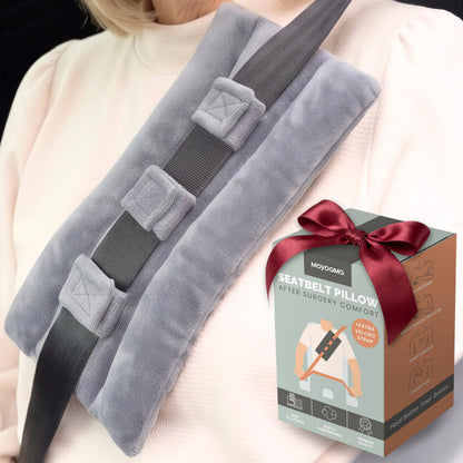 MOYOAMA Seat Belt Pillow Post Surgery- Seatbelt Pillows for Post-Surgery, Chemo Port Pillow for Seat Belt, Port Pillows for Chemo Patients Seatbelt, Seatbelt Cushion for Heart Surgery Recovery Gifts