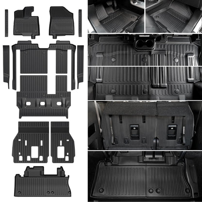Floor Mats for Toyota RAV4 2019-2025 Hybrid & Gas, with Cargo Mat
