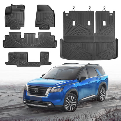 Cartist Floor Mats Fit for Honda HR-V HRV 2023 2024 2025 2026 (Include Hybrid) All Weather Floor Liners Front & 2nd Row Floor Mat for HRV Heavy Duty