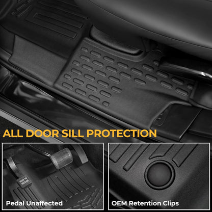 Floor Mats for 2016-2027 Dodge Durango 6-Seats Accessories