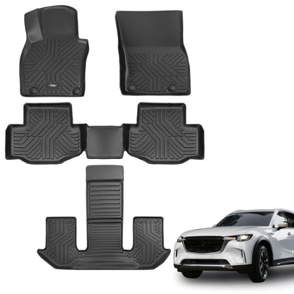 KARPAL Floor Mats for 2017-2026 2027 Chrysler Pacifica 7 Seats (Not Hybrid)