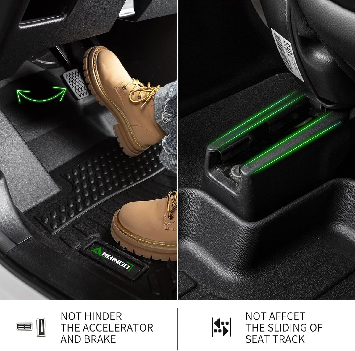ANBINGO® Floor Mats for 2024 2025 2026 Subaru Crosstrek & Subaru Impreza