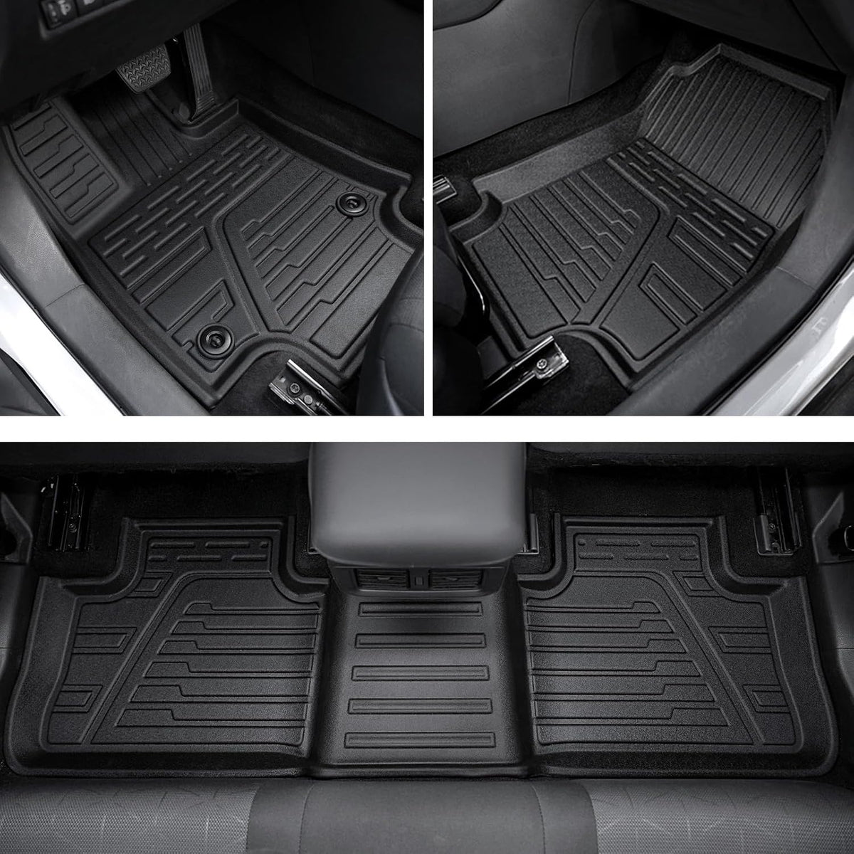 Floor Mats for Toyota RAV4 2019-2025 Hybrid & Gas, with Cargo Mat