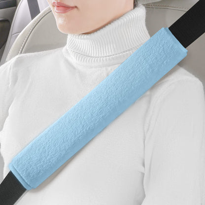 LACDL Extra Long Seatbelt Covers Super Soft Furry for Adults Kids Women & Men, Thick Plush Full Car Seat Belt Cushion, Fluffy Shoulder Pad Protector, Auto Interior Accessories, 1pc, Off White, 15.5in