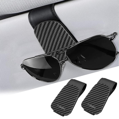 T-carbon Sunglass Holder for Car Sun Visor