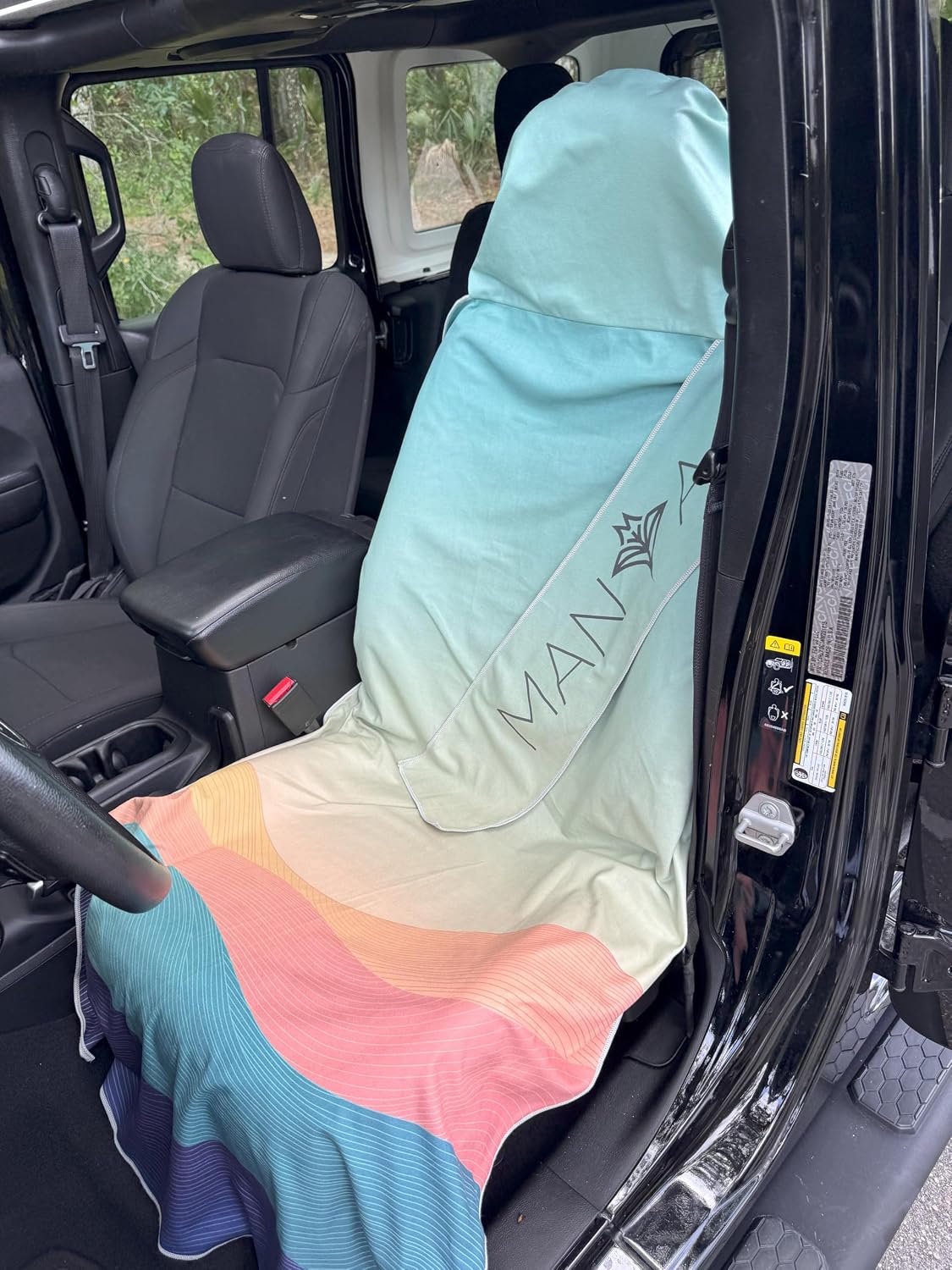 The HydroGUARD-Microfiber SEAT & Seatbelt Protector - Sunrise