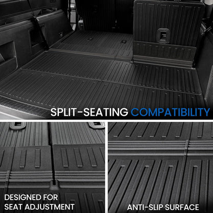 Floor Mats for Ford Expedition Max 2018-2024 8 Seats w/Cargo Mat